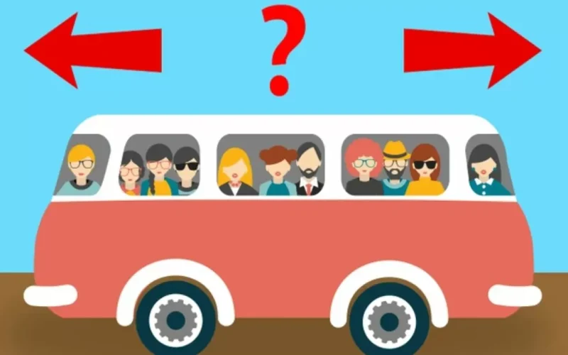 «للأذكياء فقط».. هل يمكنك معرفة اتجاه الحافلة الصحيح خلال 5 ثوانٍ؟ 