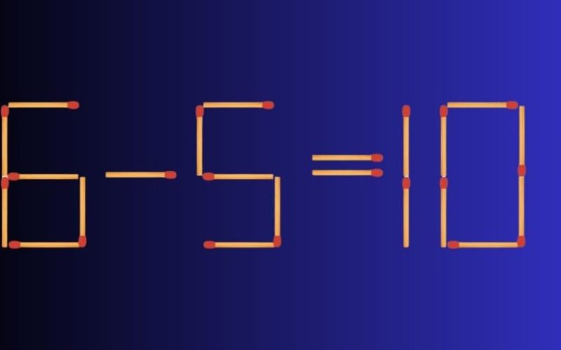 “عباقرة الرياضيات فين؟”.. أصلح المعادلة الخاطئة في 15 ثانية من خلال تحريك عود ثقاب واحد
