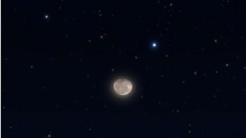 اقتران القمر بالنجم سبيكا