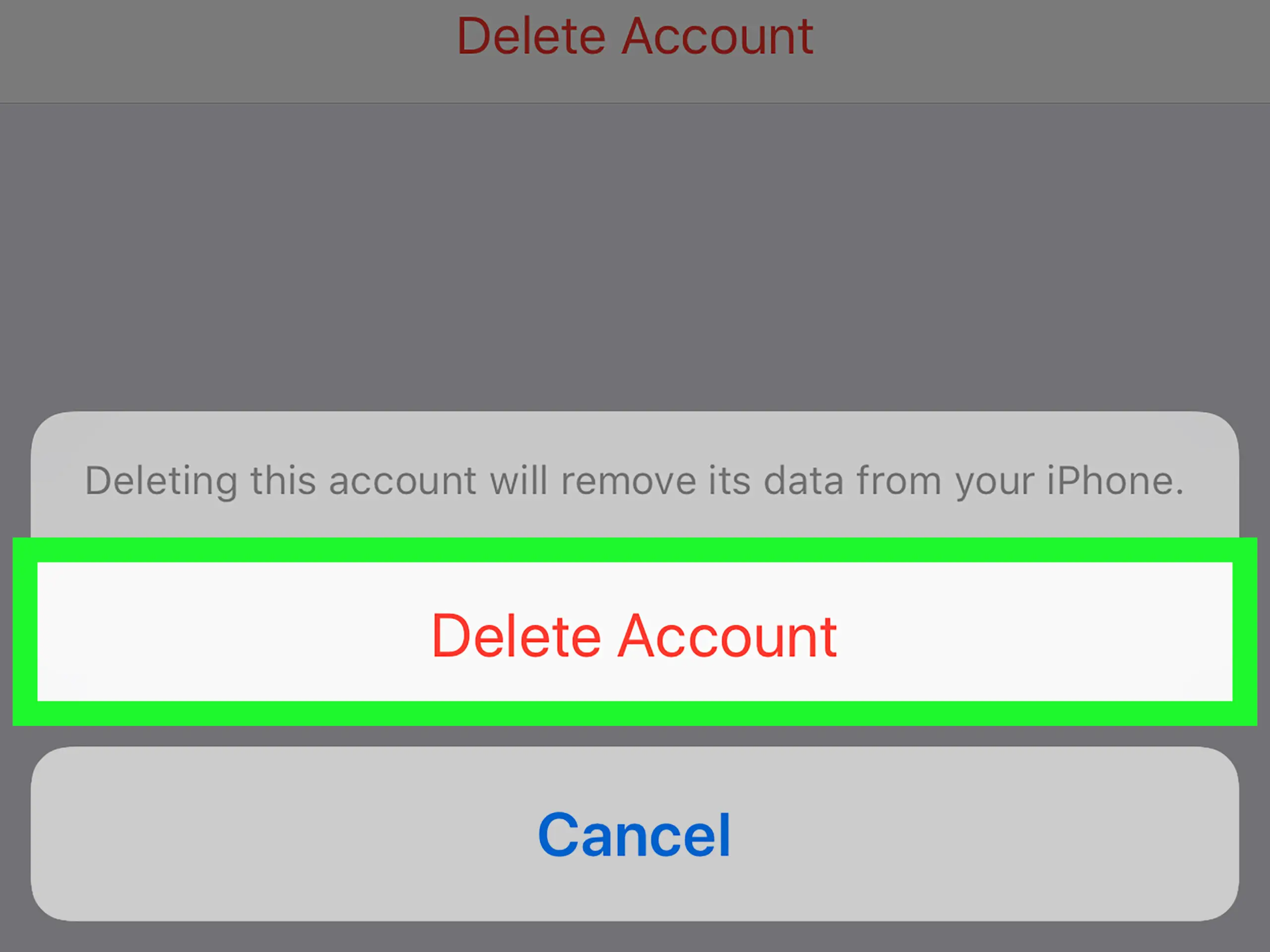 Remove an Email Account from an iPhone Step 5 Version 4 scaled 1